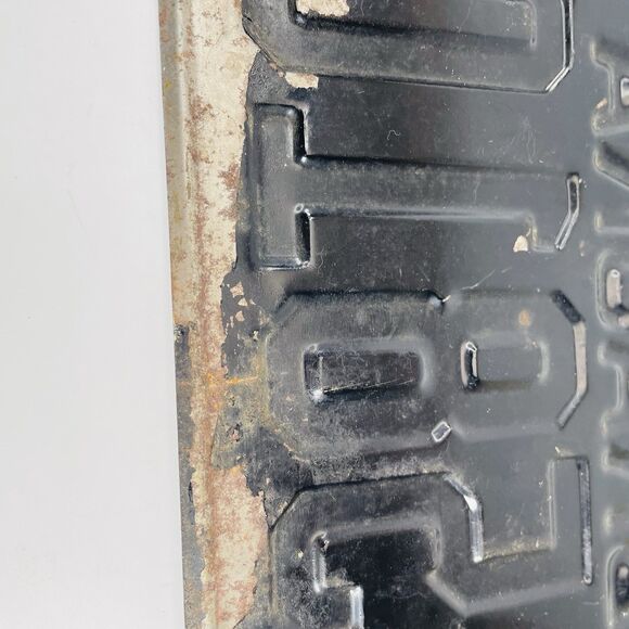 1954 Yellow on Black Nebraska License Plate 1 = Douglas County Omaha - Picture 4 of 11